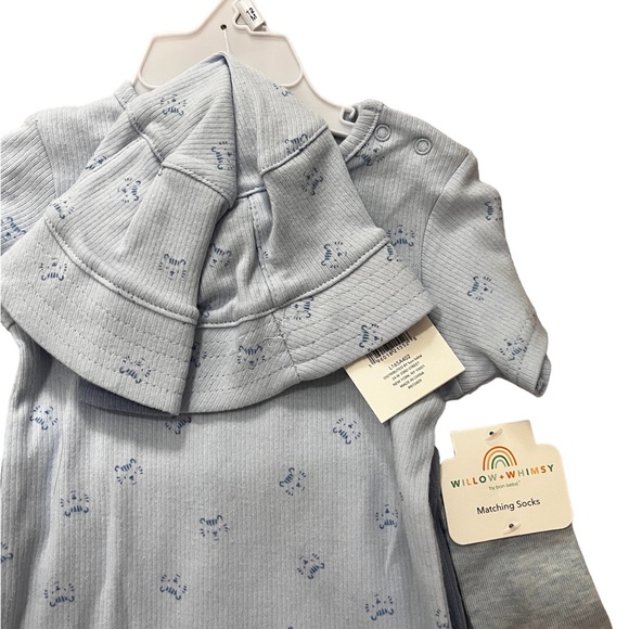 Willow + Whimsy Blue 4 Piece Set Size 12M - Picture 3 of 4
